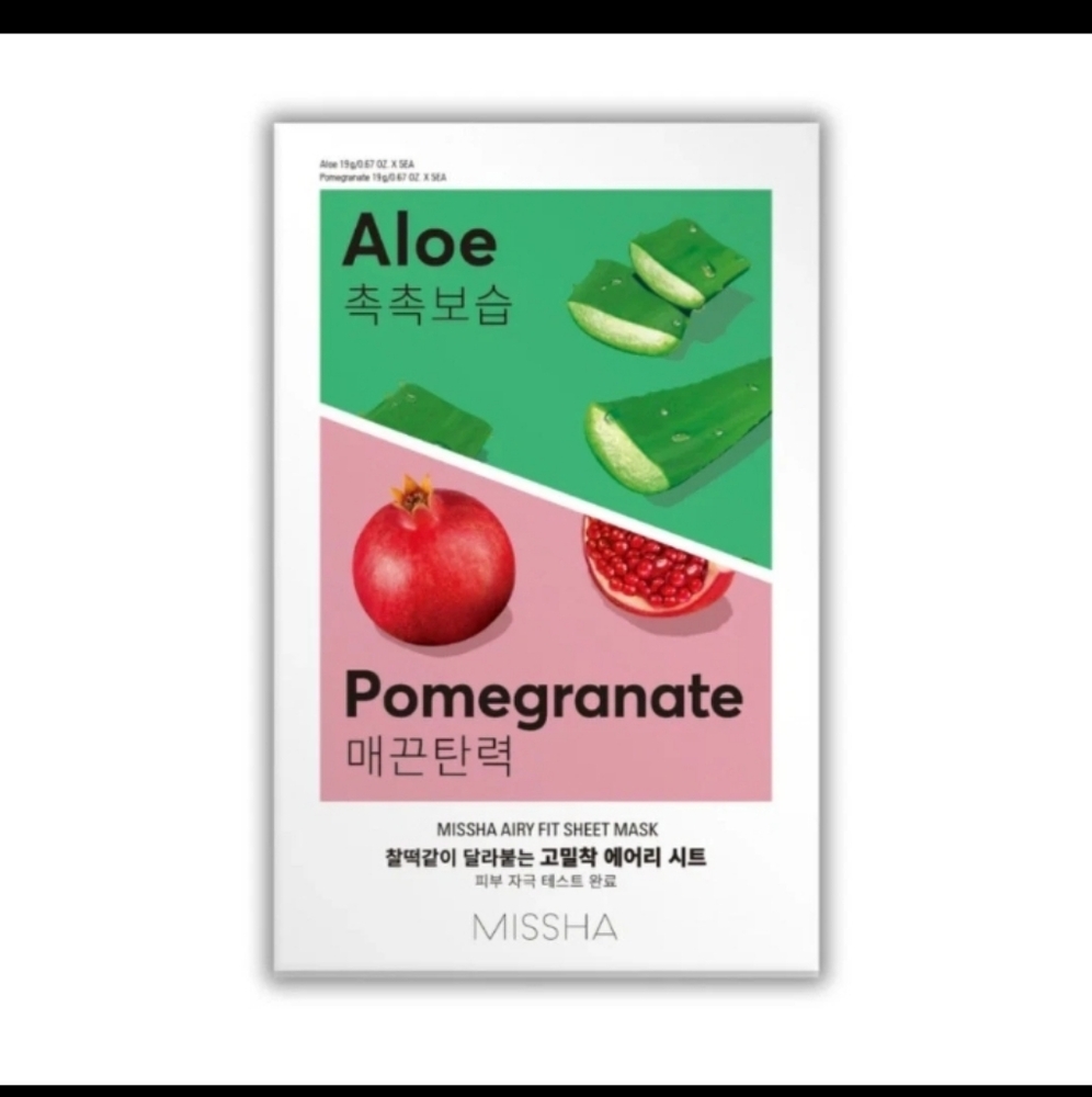 MISSHA Airy Fit Sheet Mask Aloe & Pomegranate 10ea